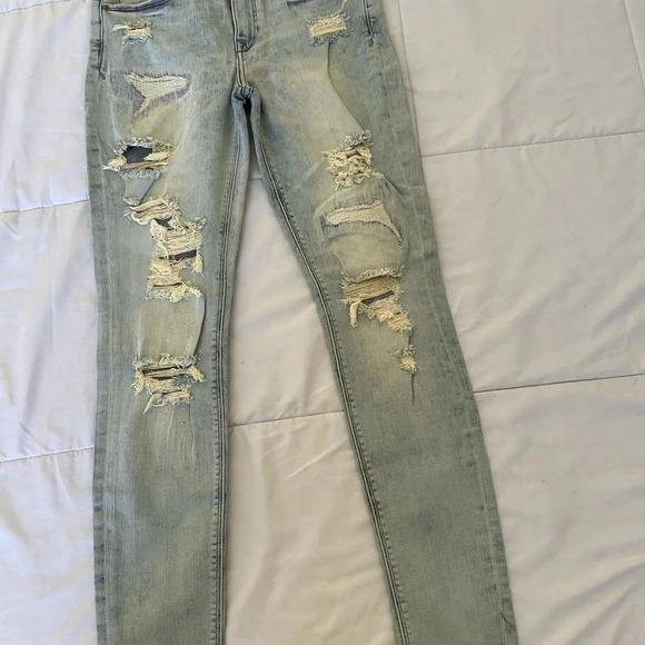 Express distressed skinny denim - Picture 5 of 10